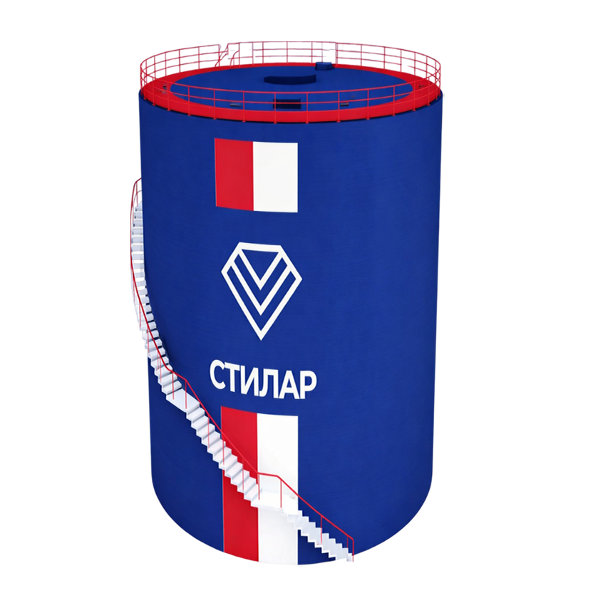 Цельносварной резервуар РВС  20 м³ от завода-производителя